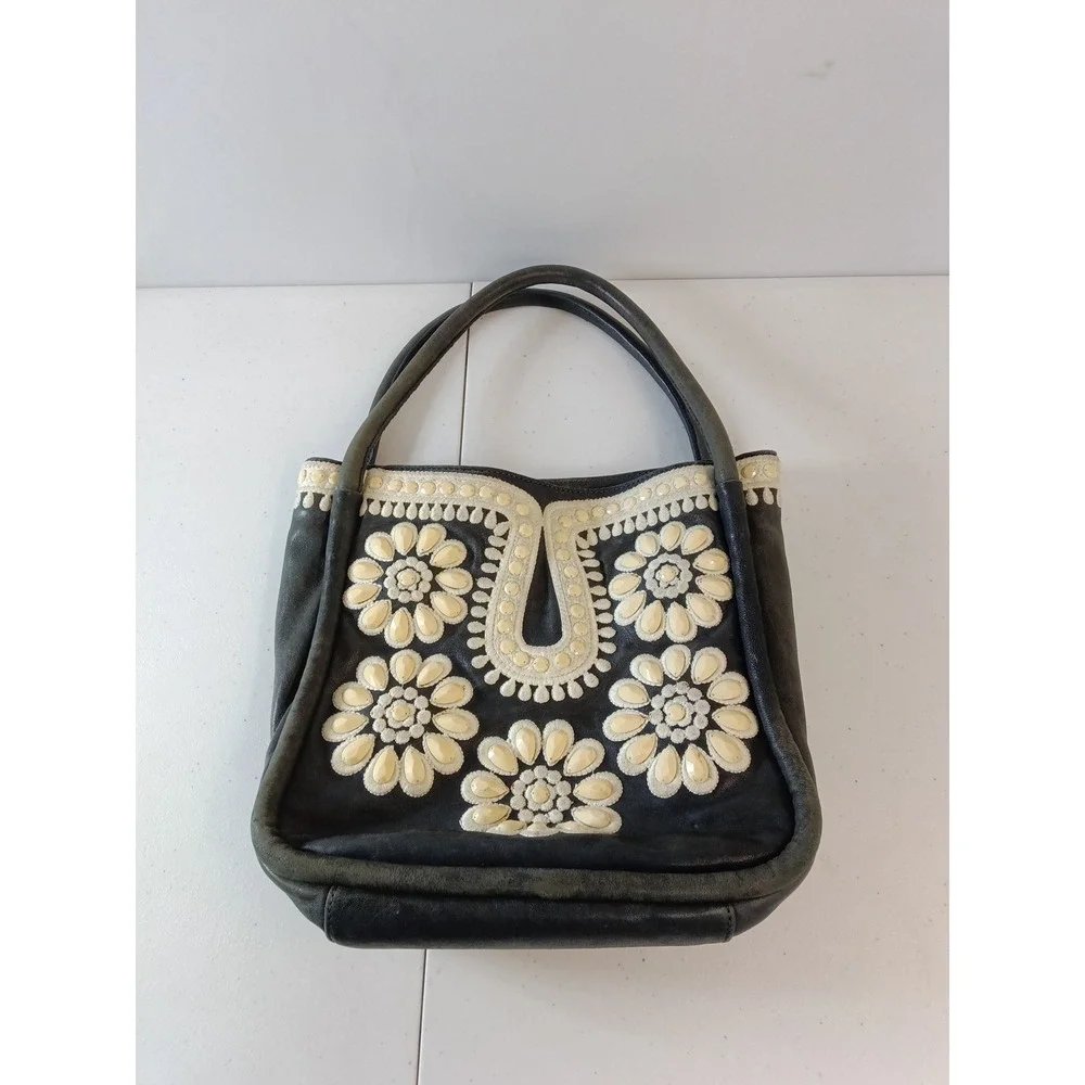 BRIGHTON MASTERPIECE‎  CROWN JEWELL WINSLET EMBROIDERED BEADED HANDBAG